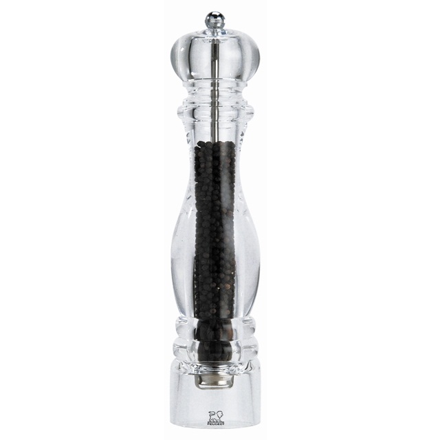 Moulin a poivre transparent nancy 30 cm - peugeot saveurs 