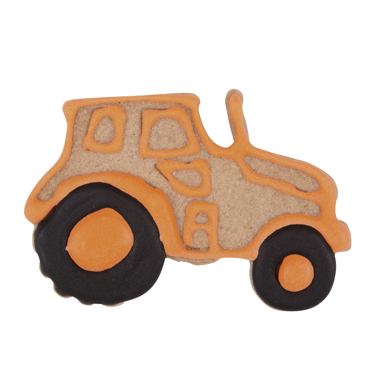 Emporte piece a patisserie en forme de tracteur 7,5 cm inox - stadter