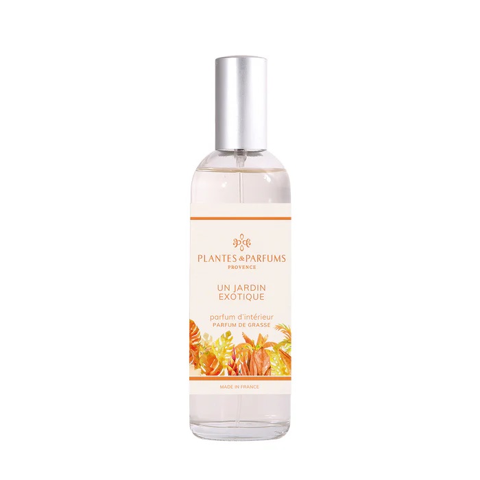 Parfum d'intérieur en spray 100 ml un jardin exotique - plantes et parfums de provence