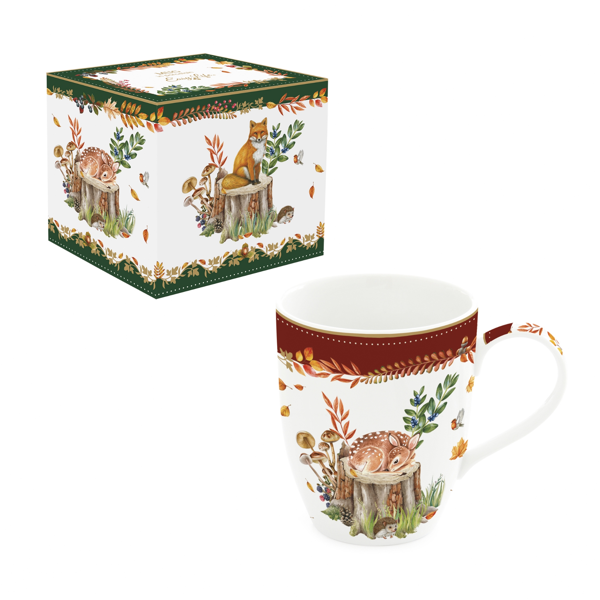 Forst dream, coffret cadeau 1 mug en porcelaine 350 ml - easylife