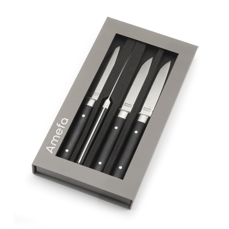 Coffret 4 couteaux steak fusion - amefa