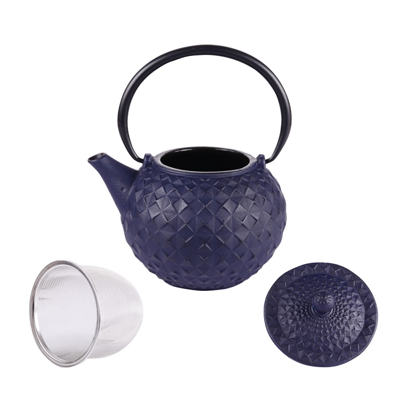 Theiere en fonte 1 l octo bleu - table et passion