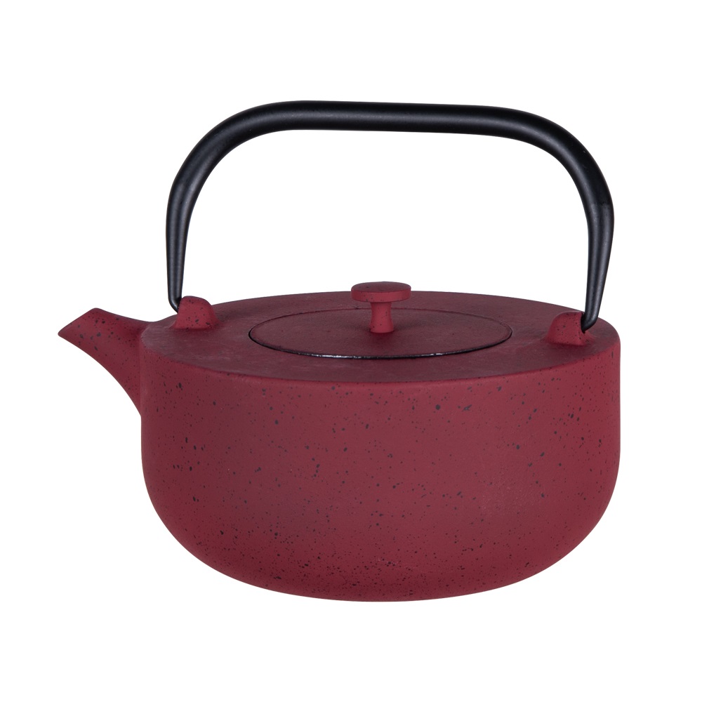 Théière en fonte fuji 1,2 l rouge - table et passion