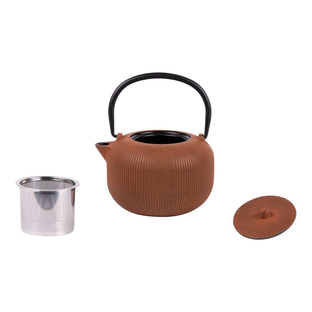 Théière en fonte gyokuro camel 1l - table et passion