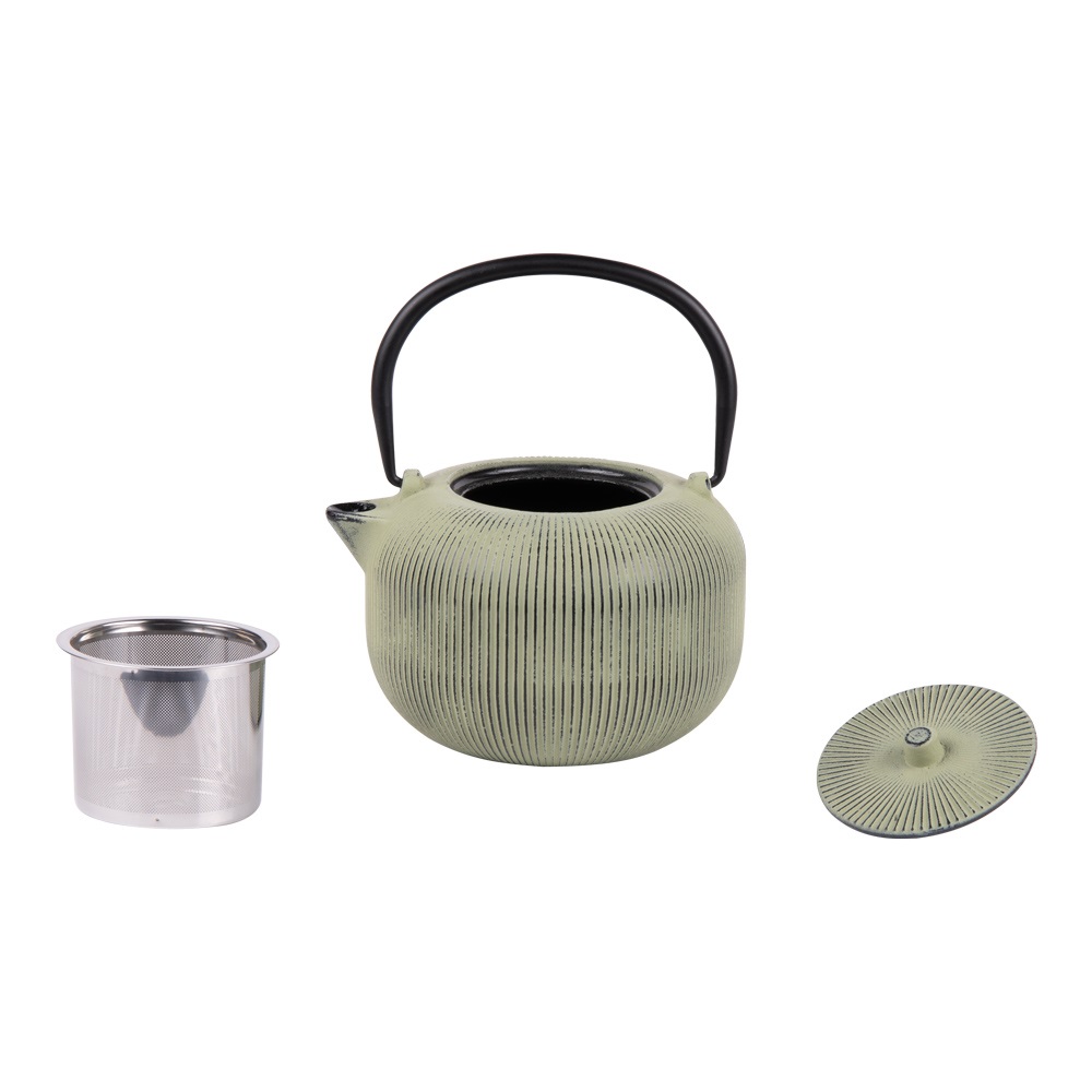 Théière en fonte gyokuro sauge 1l - table et passion