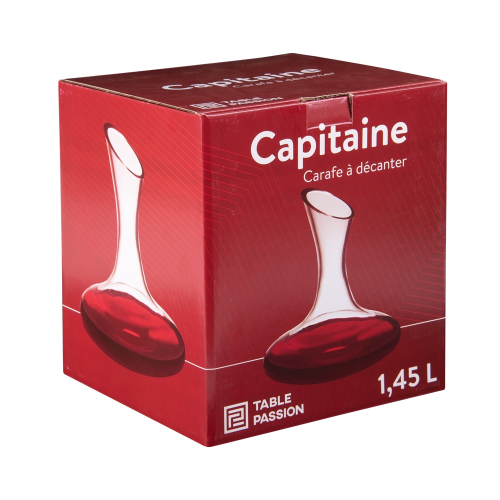 Carafe à décanter capitaine 1,45l - table et passion