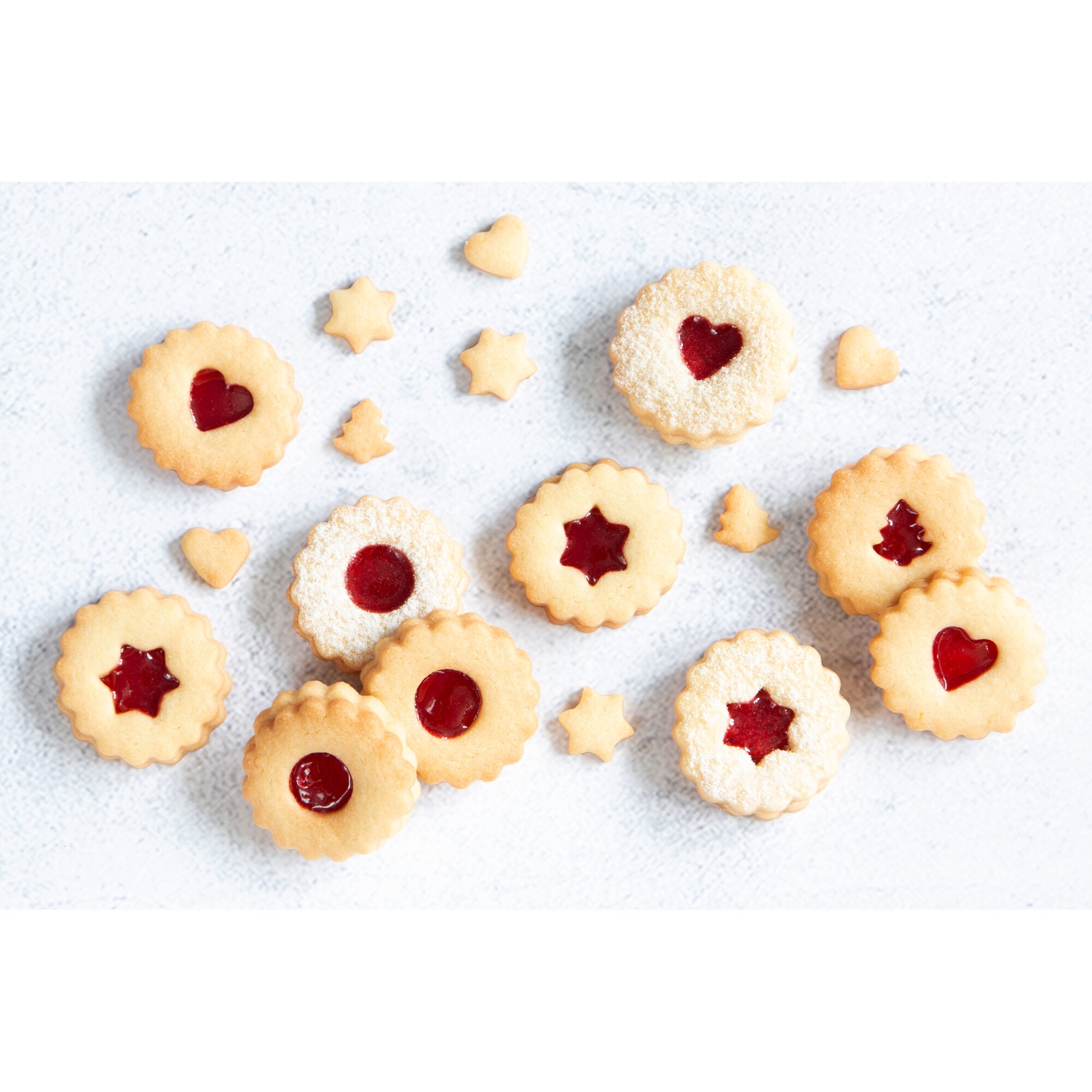 Set de 5 emporte-pièces linzer spitzbub – ondulé ø4 cm - stadter