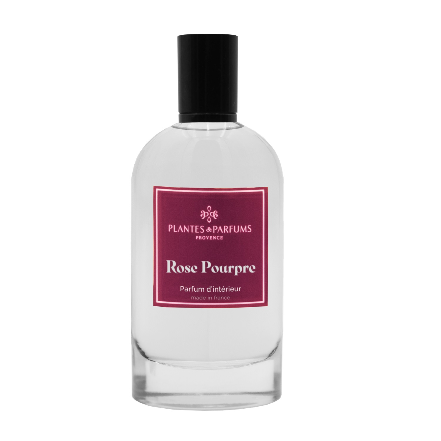 Rose pourpre parfum d'intérieur en spray 100 ml parfum de prestige - plantes et parfums de provence