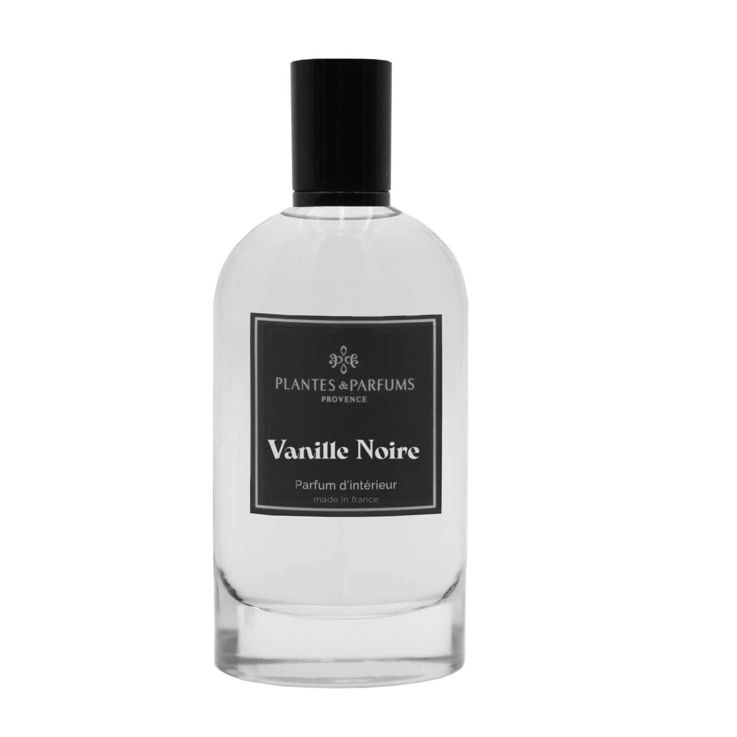 Vanille noire parfum d'intérieur en spray 100 ml parfum de prestige - plantes et parfums de provence