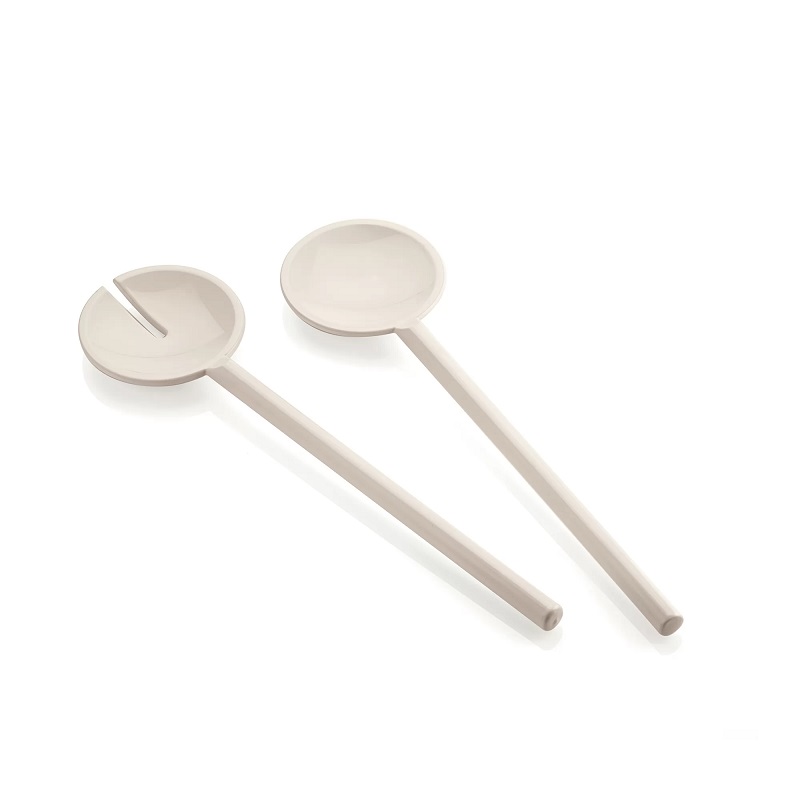 Couverts a salade tiffany blanc lait - guzzini