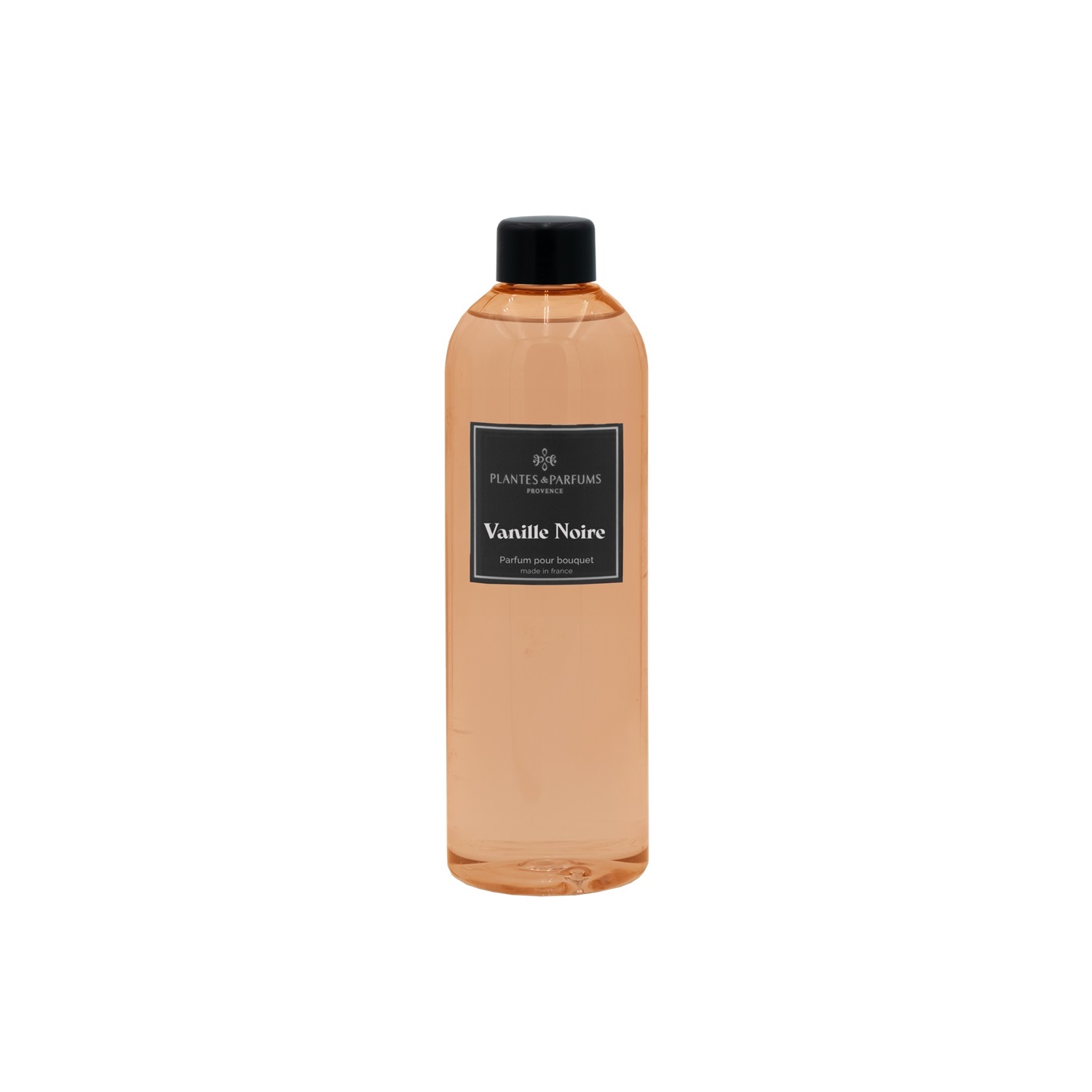 Vanille noire recharge pour bouquet parfumé 500 ml parfum de prestige - plantes et parfums de provence