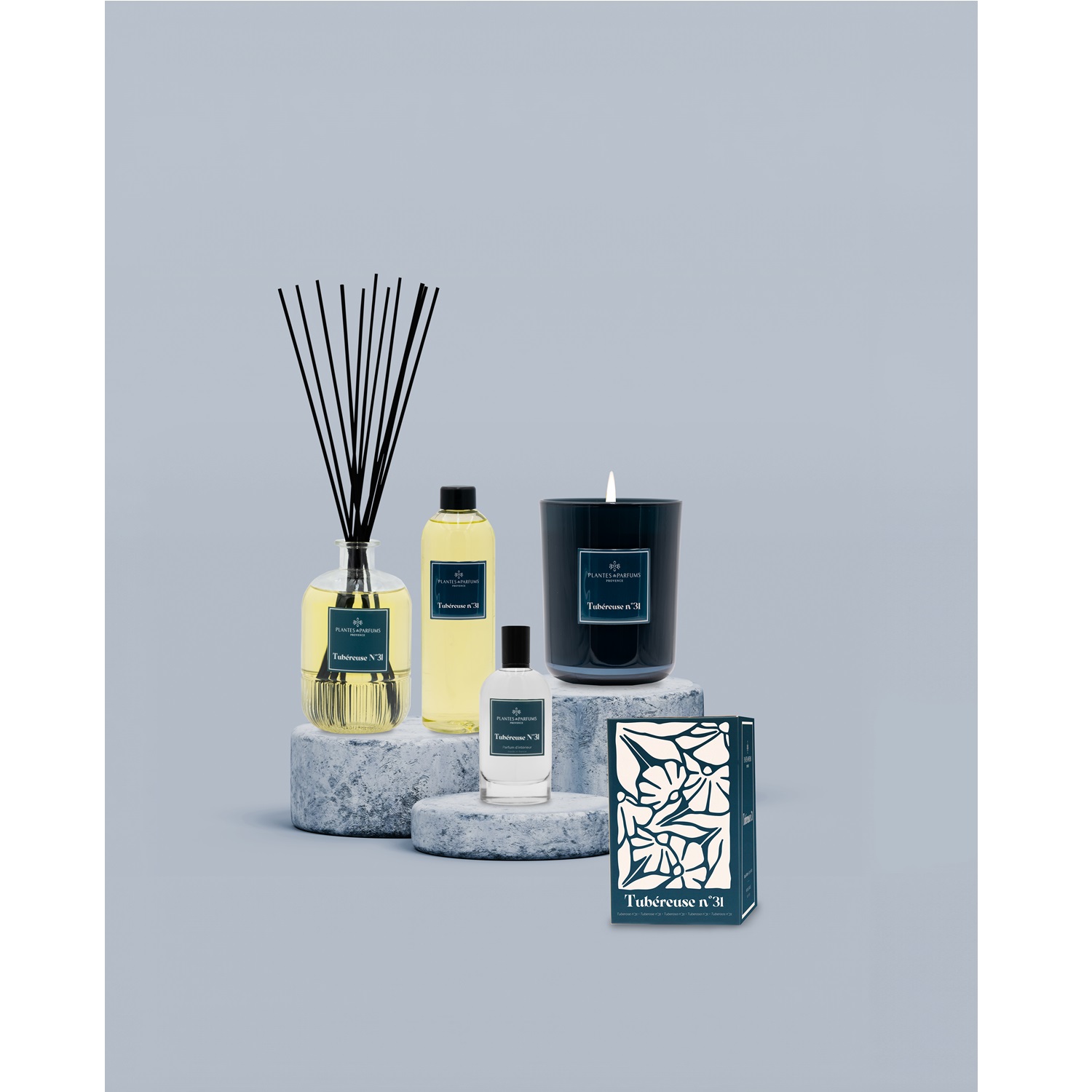Vanille noire recharge pour bouquet parfumé 500 ml parfum de prestige - plantes et parfums de provence