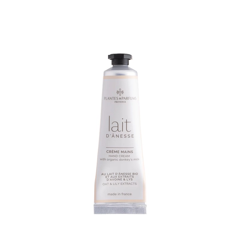 Creme pour les mains au lait d’ânesse et extraits d'avoine et de lys 30 ml - plantes et parfums de provence