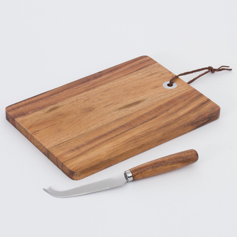 Coffret service a fromage avec planche et couteau - table et passion