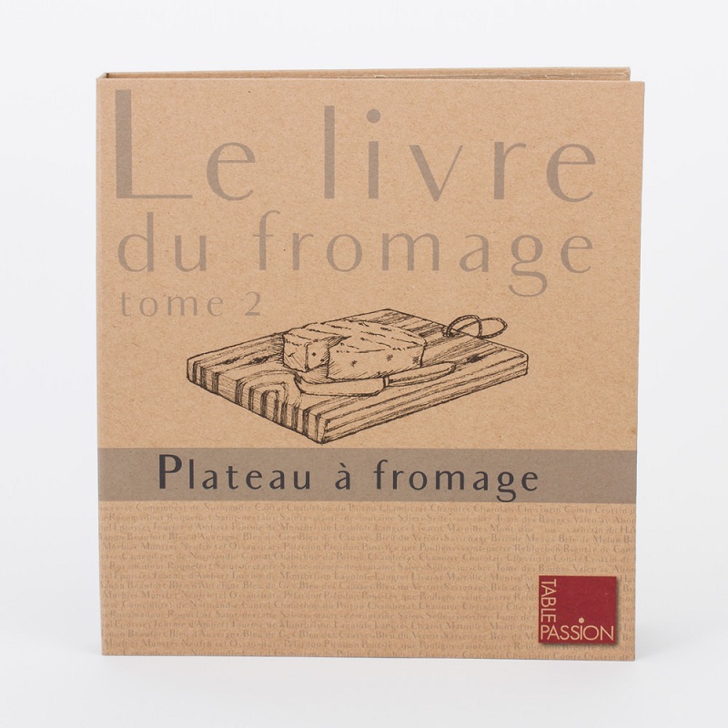 Coffret service a fromage avec planche et couteau - table et passion