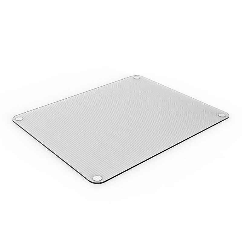 Planche en verre multi fonction rectangulaire 30 x 40 cm transparente pebbly - n2j