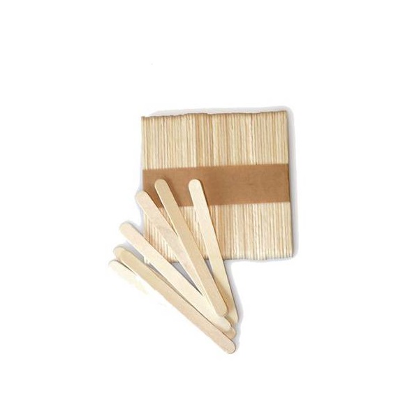 Lot de 100 sticks batonnets de rechange en bois pour glace - silikomart