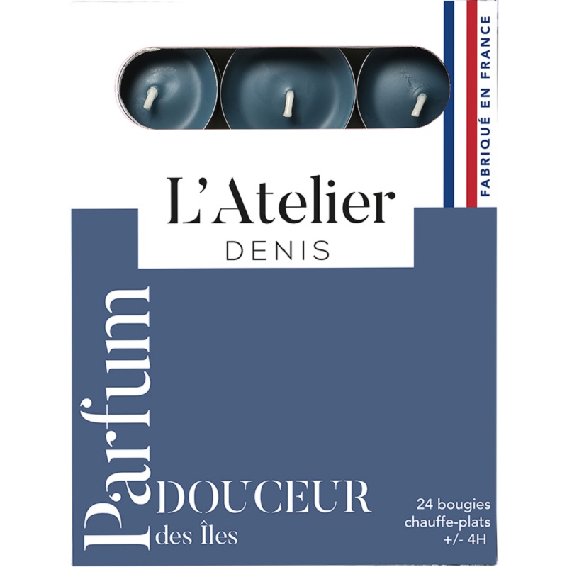 Lot de 24 lumigons parfumes modele douceur des iles - l'atelier denis