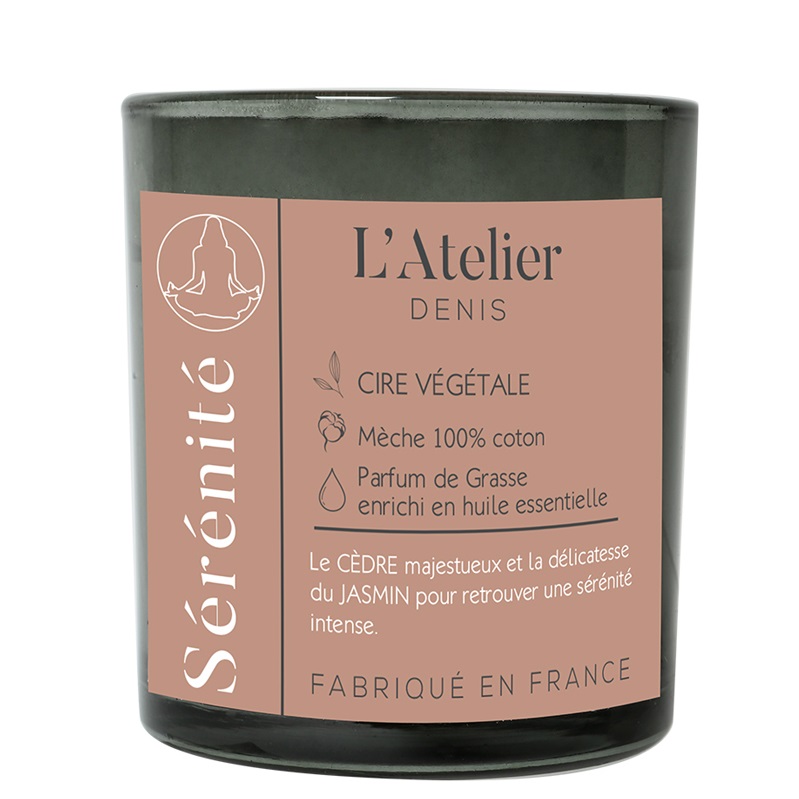 Bougie parfumee a la cire vegetale 300g modele euphorie - l'atelier denis