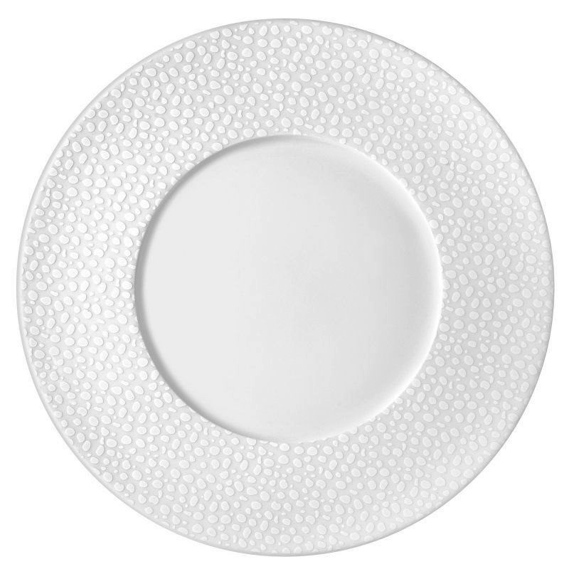 Lot de 6 assiettes dessert 21 cm baghera blanc - medard de noblat