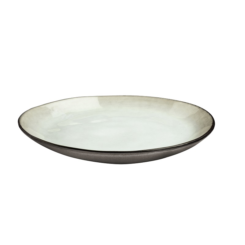 Lot de 6 assiettes dessert 20,5 cm shadow nacre - medard de noblat