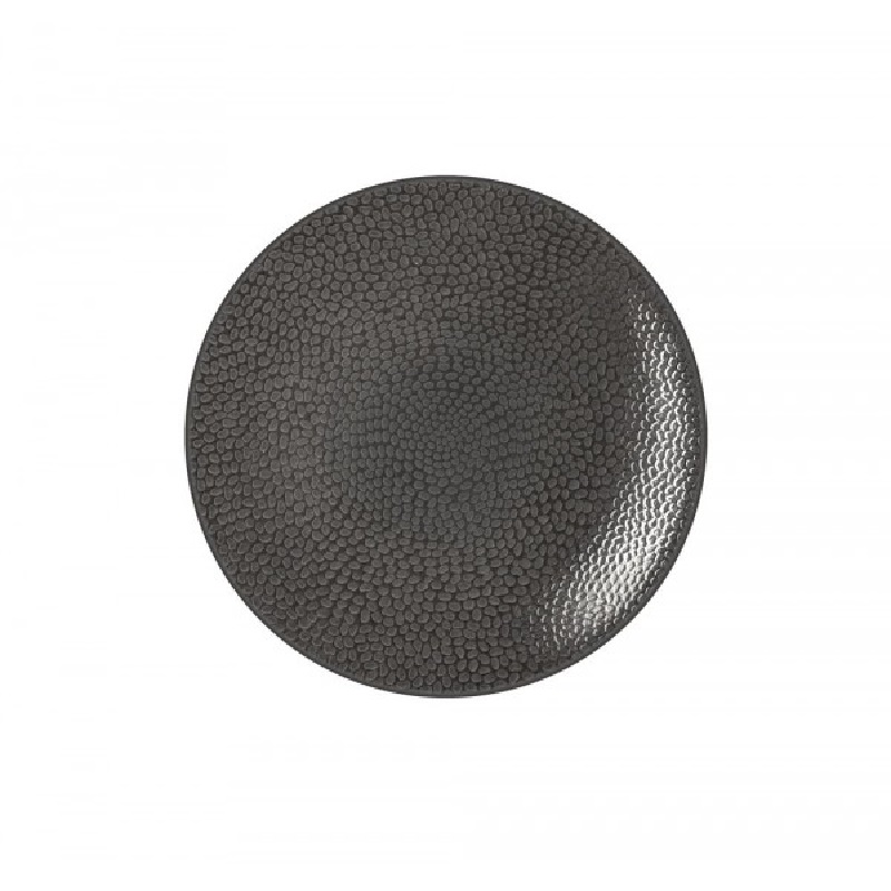 Lot de 6 assiettes dessert 20 cm stone gris - medard de noblat