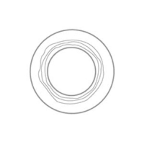 Lot de 6 assiettes plate onde gravee 27,5 cm - medard de noblat