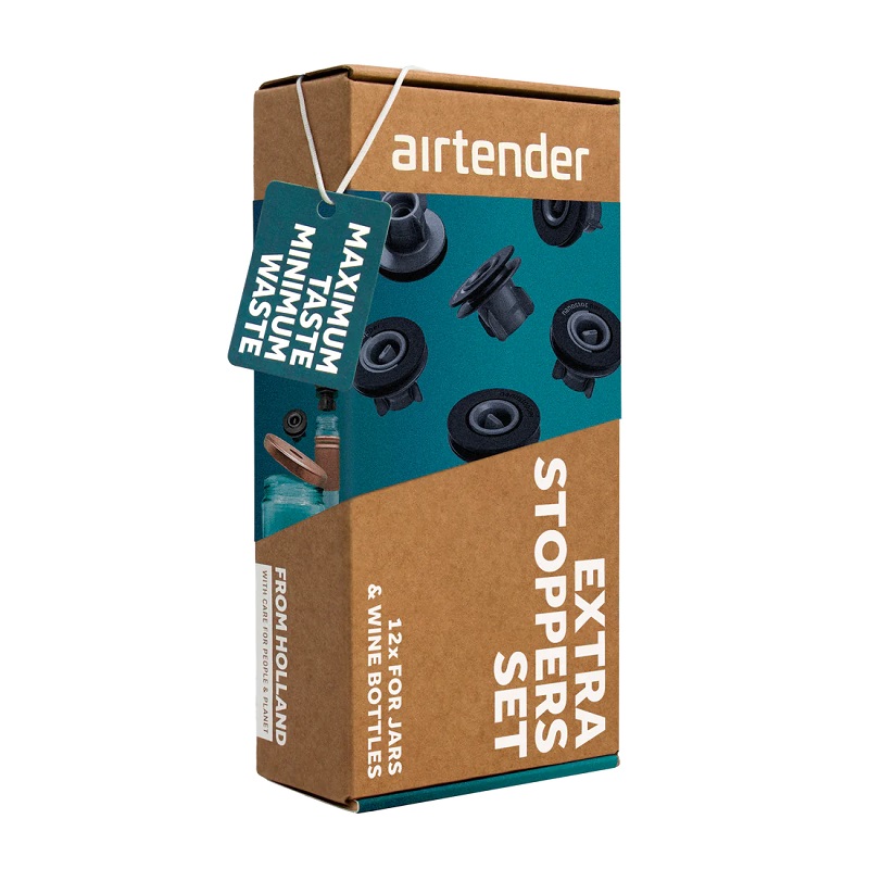 Lot de 12 bouchons supplementaires pour pompe a vide - airtender