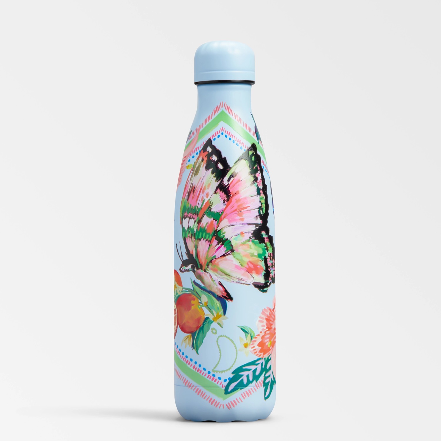 Bouteille isotherme - tropical 500 ml sketchbook butterfly - chilly's