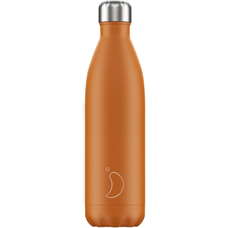 Bouteille isotherme - mat orange 750 ml - chilly's