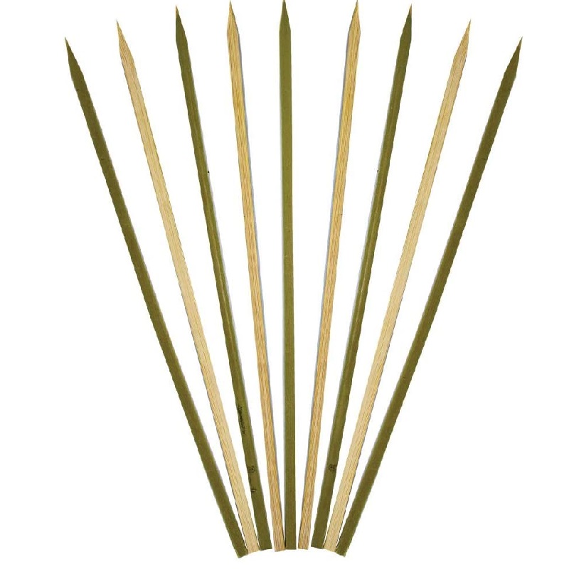 Lot de 50 brochettes reutilisables en bambou 30 cm - totally bamboo