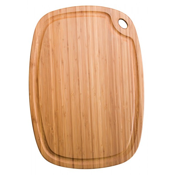 Planche a decouper en bambou greenlite avec rigole 53x38x1 cm - totally bamboo