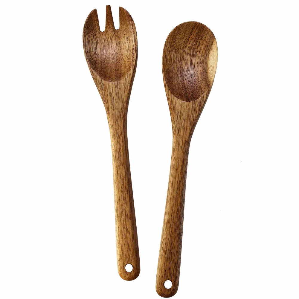 Couverts à salade en bambou 30 cm - totally bamboo