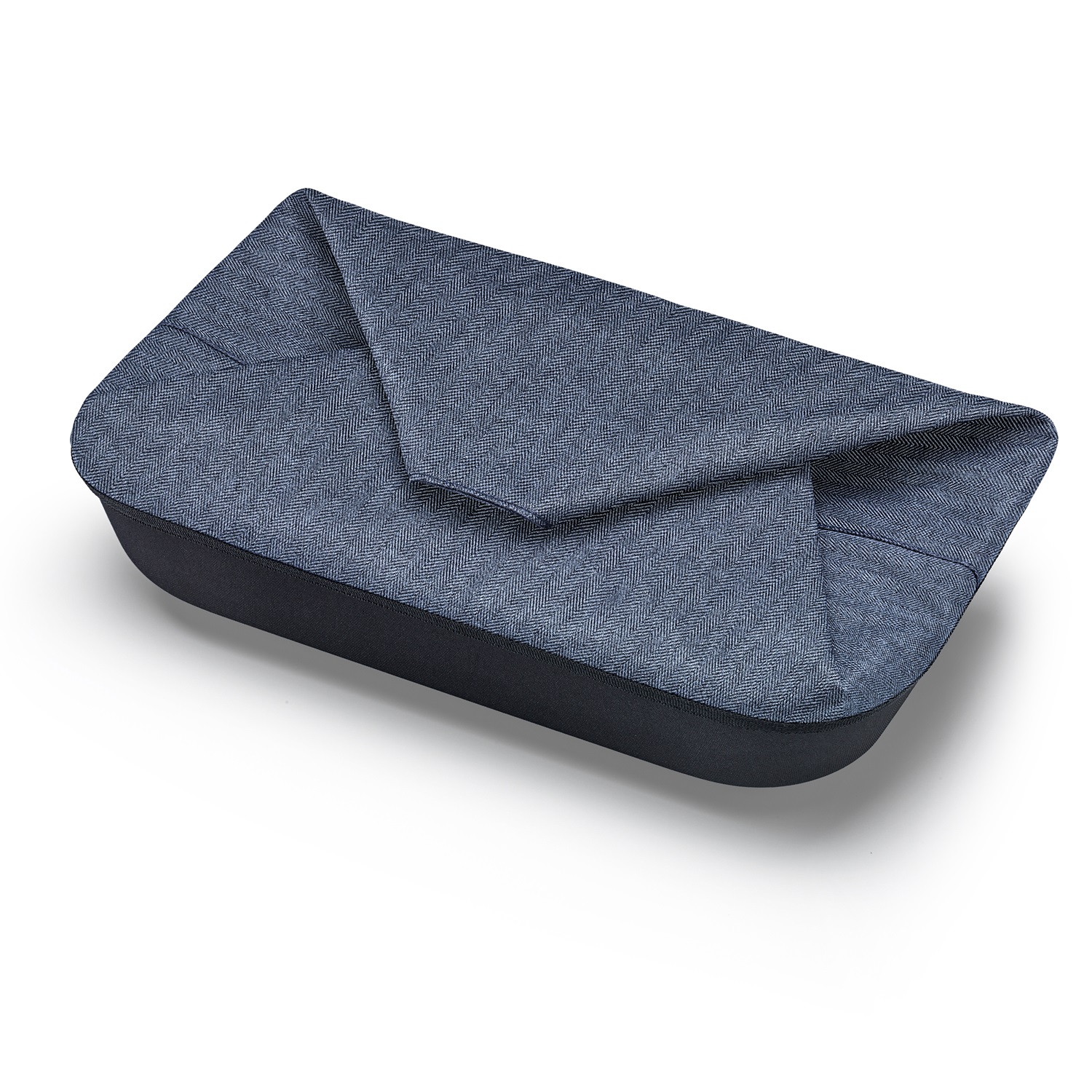 Shoppingbasket herringbone dark blue panier de courses - reisenthel