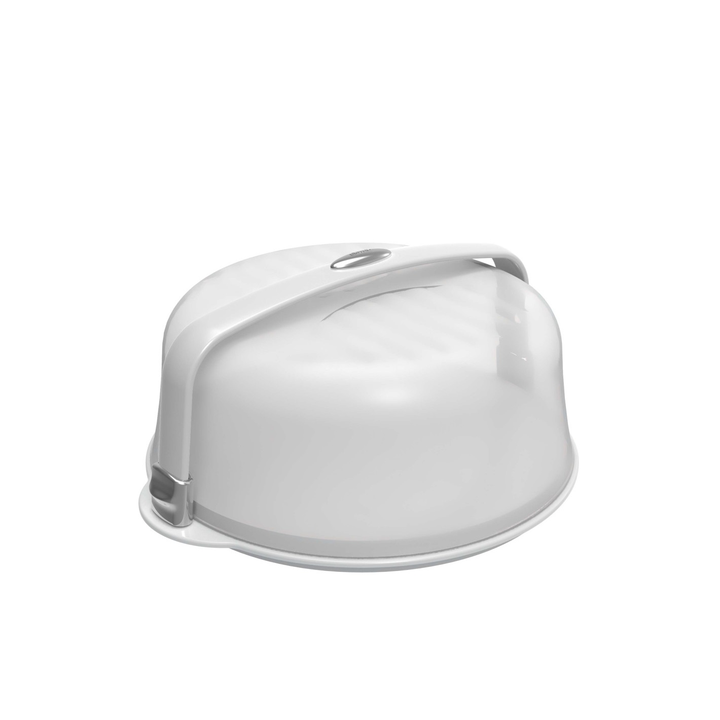 Boite à gateau ronde blanche, 2 en 1, h15,5 cm ø 33cm - patisse