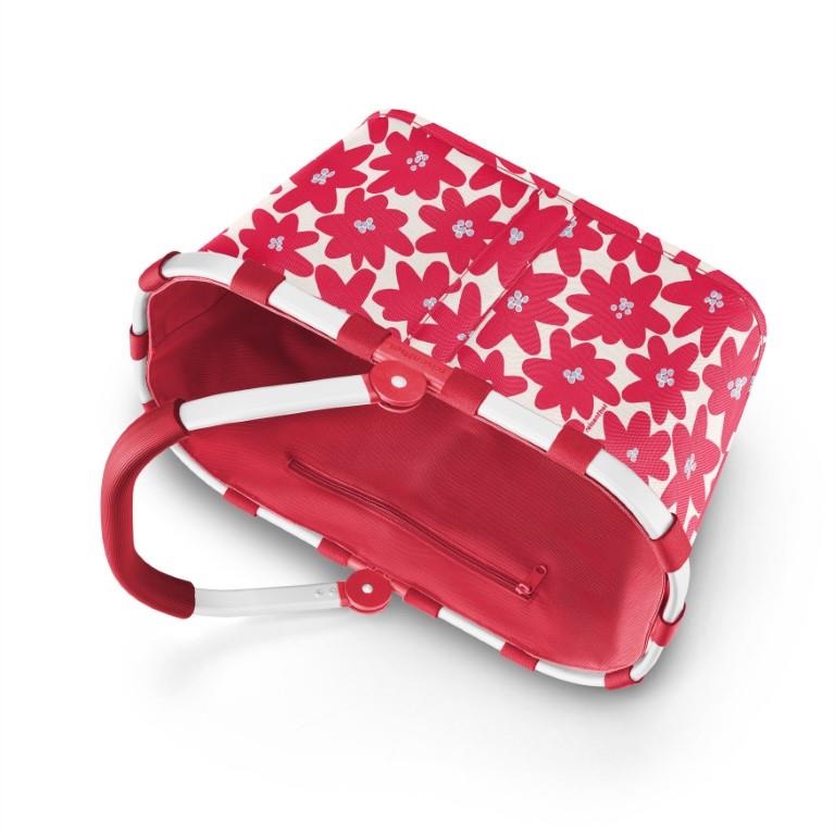 Carrybag panier de courses frame daisy red - reisenthel