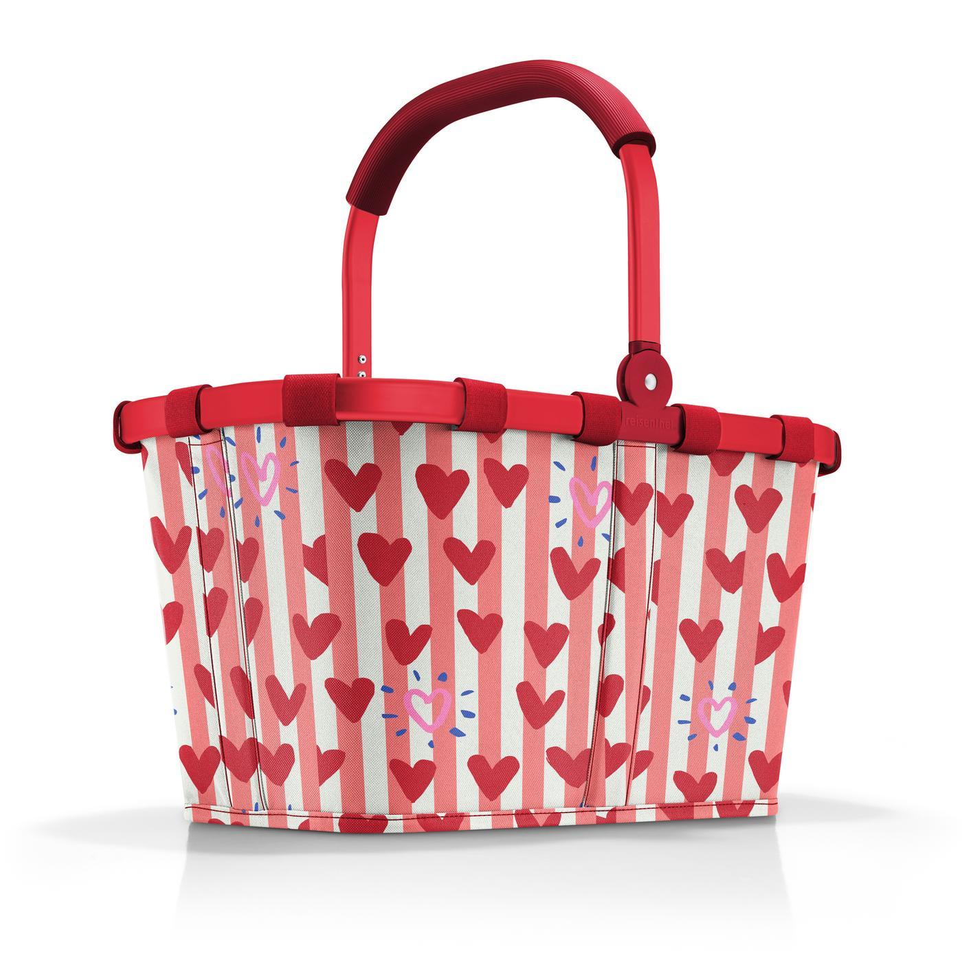 Carrybag panier de courses haerts & stripes - reisenthel