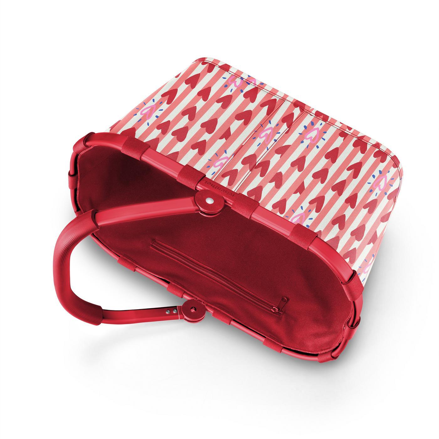 Carrybag panier de courses haerts & stripes - reisenthel