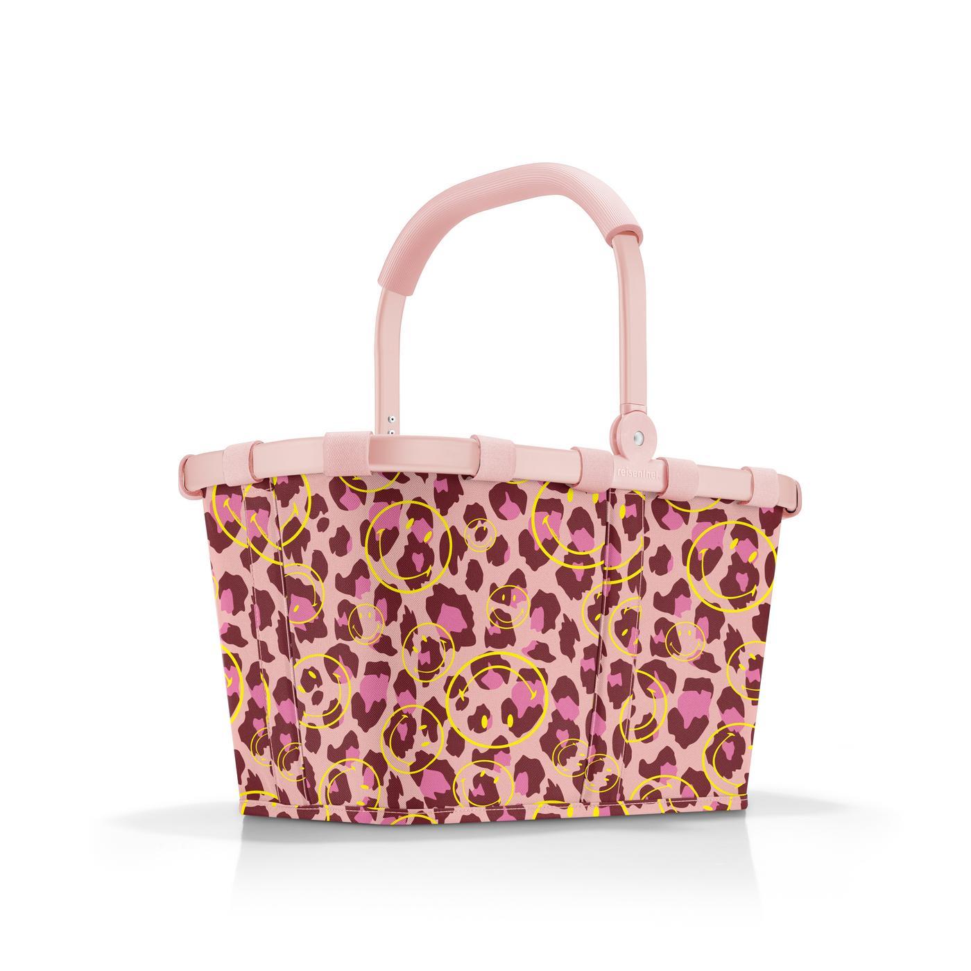 Carrybag panier de courses smiley leo blush - reisenthel