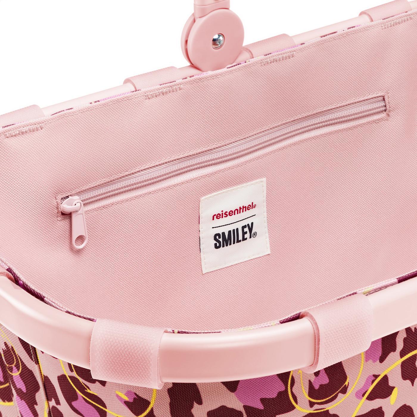 Carrybag panier de courses smiley leo blush - reisenthel