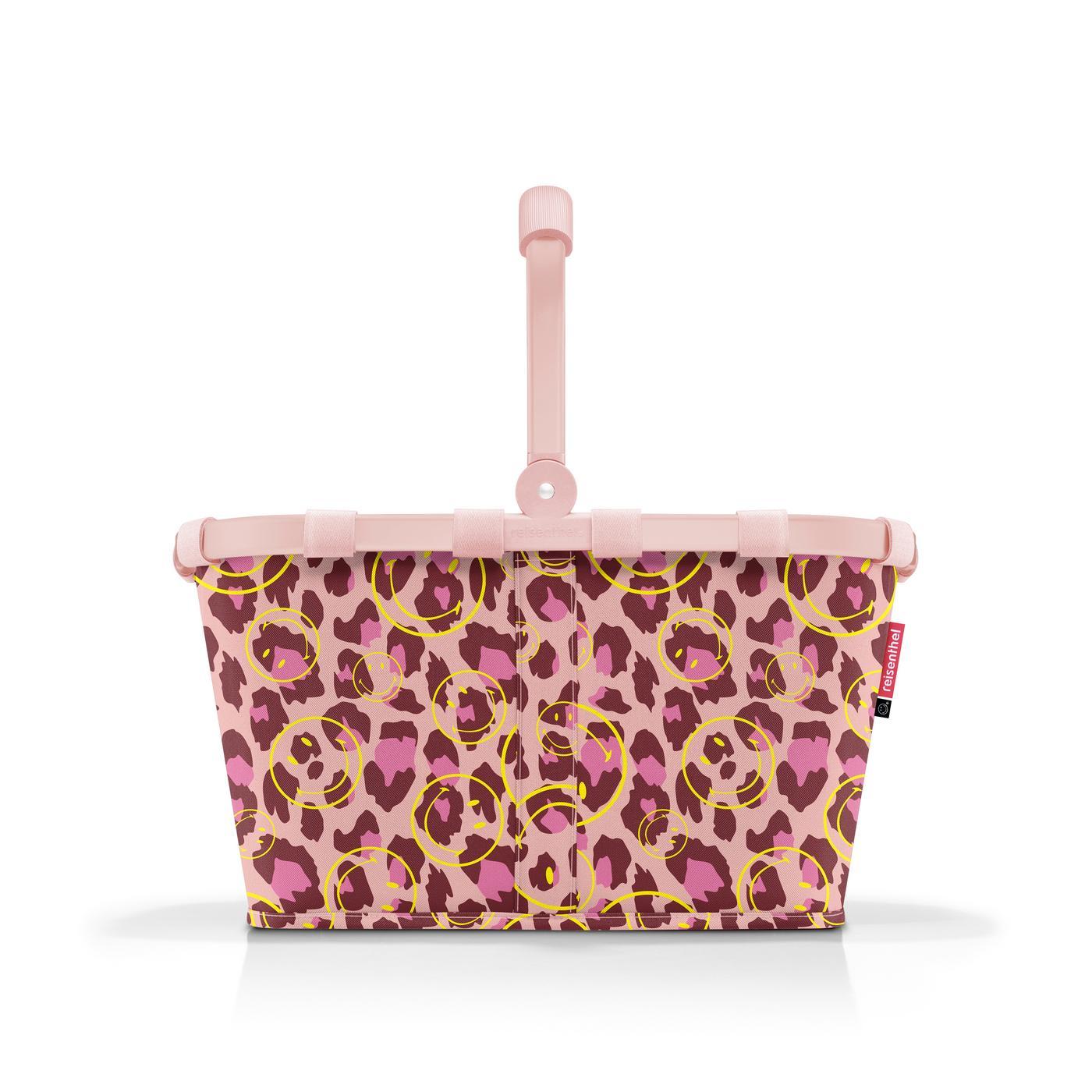 Carrybag panier de courses smiley leo blush - reisenthel