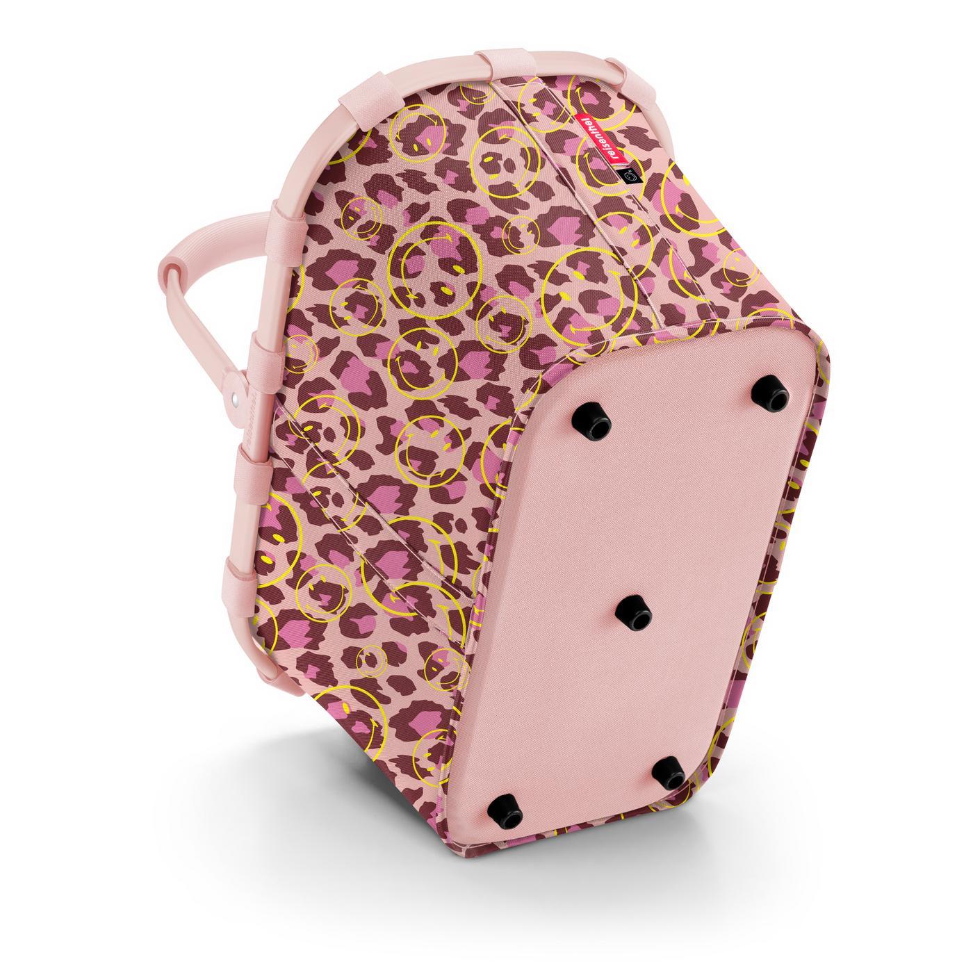 Carrybag panier de courses smiley leo blush - reisenthel