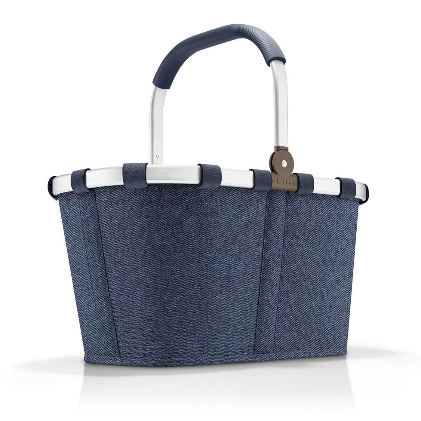 Carrybag panier de courses herringbone dark blue - reisenthel