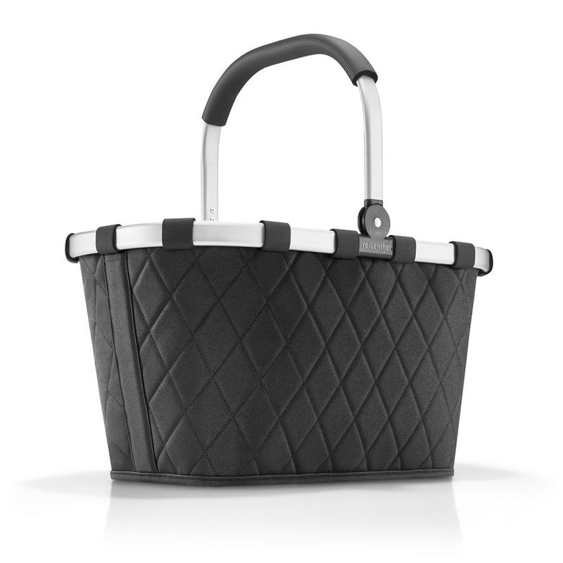 Carrybag panier de courses rhombus black - reisenthel