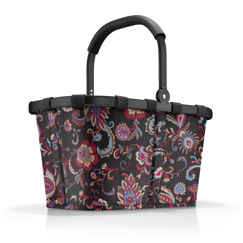 Carrybag panier de courses paisley black - reisenthel