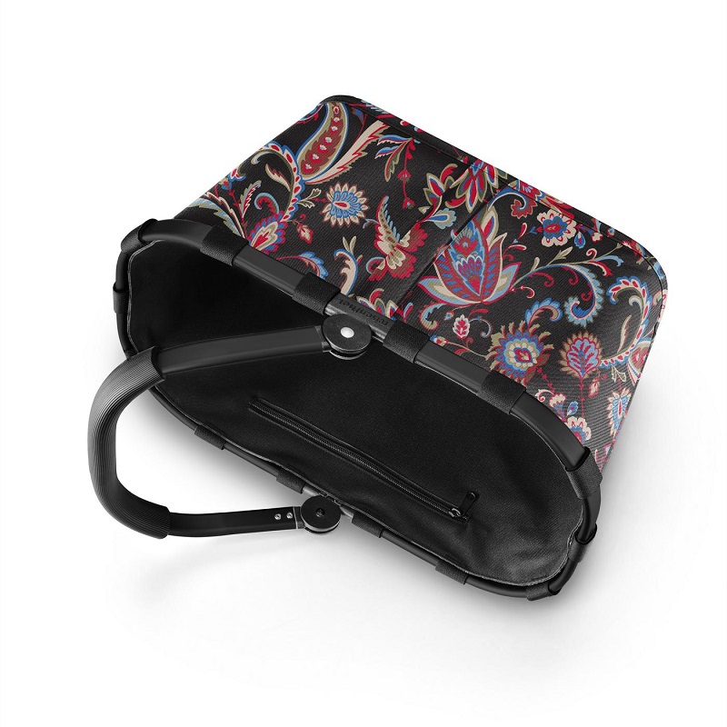 Carrybag panier de courses paisley black - reisenthel