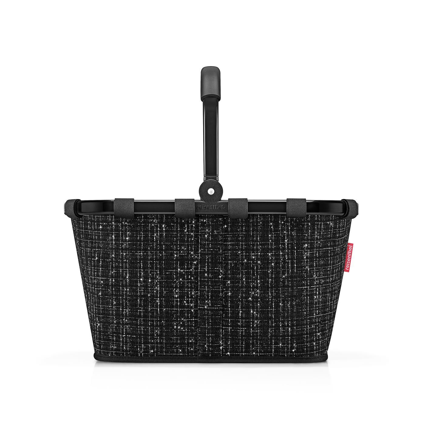 Carrybag panier de courses bouclé black - reisenthel