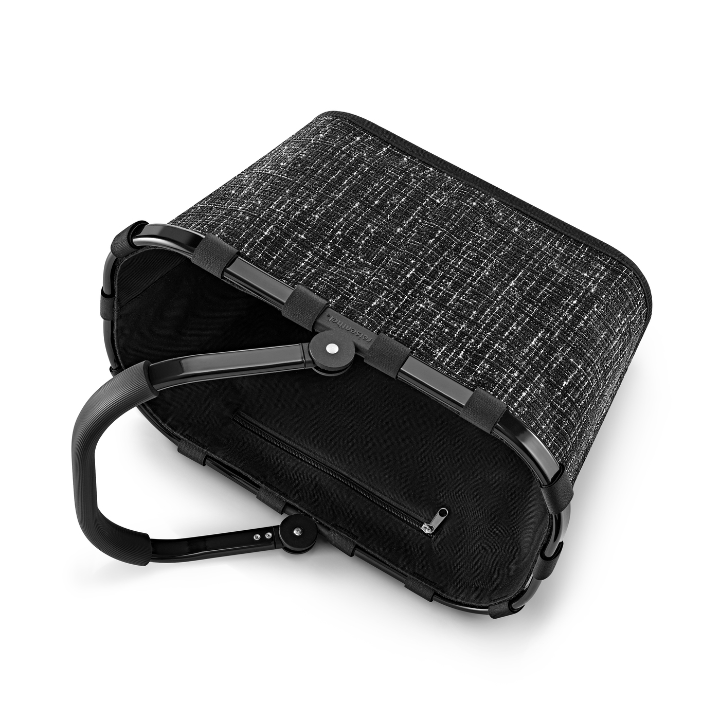 Carrybag panier de courses bouclé black - reisenthel