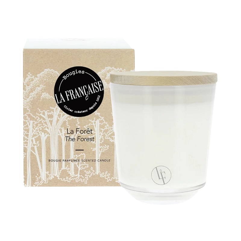 Bougie parfumee cire naturelle la foret 200g - bougie la francaise