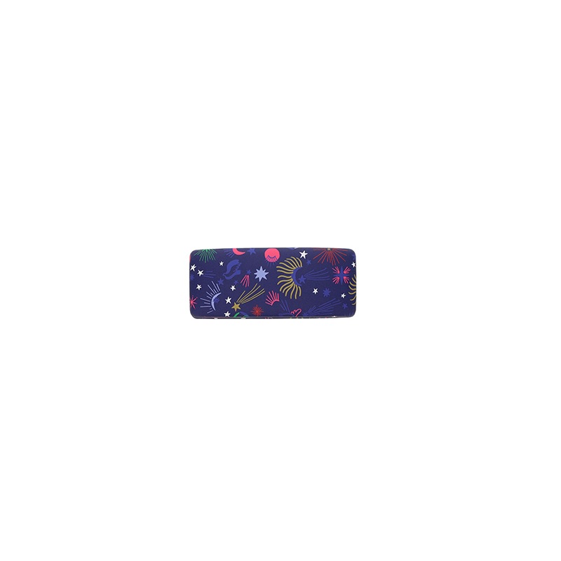 Boite a lunettes rigide rectangle bonne etoile bleu- kiub